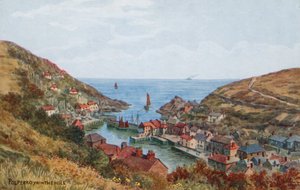 Polperro, depuis la colline - Alfred Robert Quinton