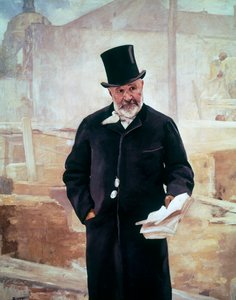 Portrait de Jean-Charles Adolphe Alphand (1817-1891), ingénieur français - Alfred Roll