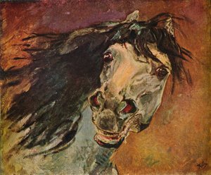 Tête de cheval andalou, vers 1910 - Alfred Roll