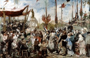 Le 14 juillet 1880, fin 19e début 20e siècle - Alfred Roll