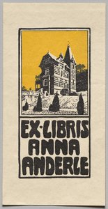 Ex-libris : Anna Anderle