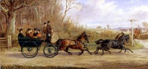 Un break et quatre allant à une rencontre