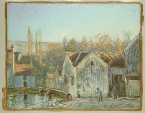 Un coin de Moret-sur-Loing - Alfred Sisley