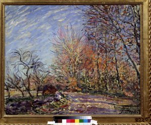 A la lisiere de la foret de Fontainebleau - Alfred Sisley
