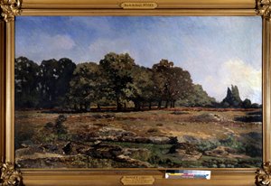 Allée de marronniers à la Celle-Saint-Cloud par Alfred Sisley (1839-1899) 1865