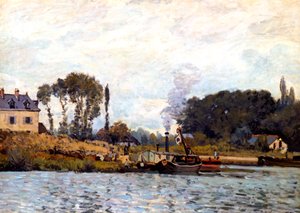 Bateaux sur le canal, 1873