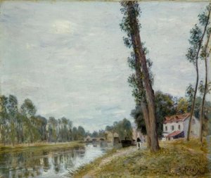 Paysage fluvial - Alfred Sisley