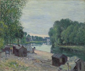 Cabanes au bord du Loing