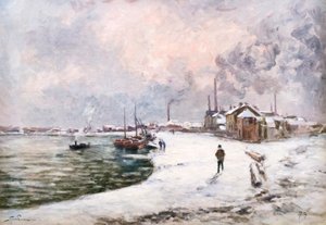 Ivry sous la neige