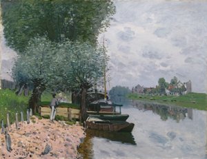 La Seine à Bougival - Alfred Sisley