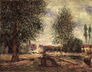 Paysage à Moret-sur-Loing