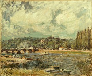 Le Pont de Sèvres - Alfred Sisley