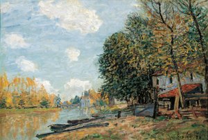 Moret : Les rives du Loing, 1877 - Alfred Sisley