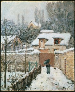 Neige à Louveciennes - Alfred Sisley