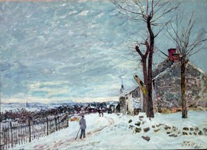 Neige à Veneux-Nadon