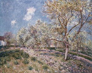 Printemps à Veneux - Alfred Sisley