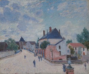 Rue à Moret, c.1890