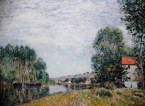 Les rives du Loing à Moret