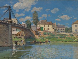 Le Pont à Villeneuve-la-Garenne, 1872