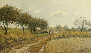 Le chemin dans la campagne, 1876 - Alfred Sisley