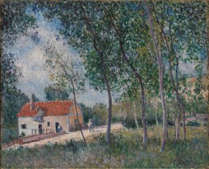 La route de Moret à Saint-Mammès, 1883-85