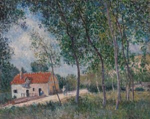 La route de Moret à Saint-Mammès, 1883-85