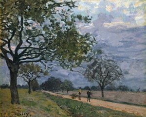 La route de Versailles à Louveciennes