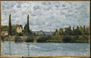 La Seine à Bougival, 1873 - Alfred Sisley