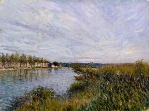 Vue de Saint-Mammès - Alfred Sisley