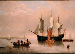 Scène côtière hollandaise