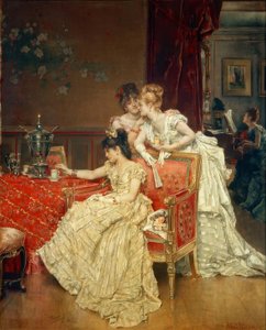 Alfred Stevens, La tasse de thé