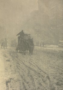 Camera Work: Hiver - Cinquième Avenue, 1892