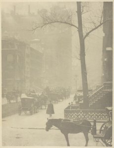 La Rue, Cinquième Avenue - Alfred Stieglitz
