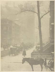 La Rue, Cinquième Avenue, 1900-01, imprimé 1903-04 - Alfred Stieglitz