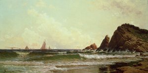 Falaises au cap Elizabeth, port de Portland, Maine, 1882