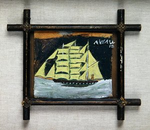 Navire dans un cadre religieux