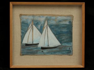 Deux voiliers, c.1930 - Alfred Wallis