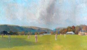 Match de cricket, Centre Vale - Alfred Walter Bayes