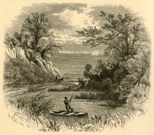 Aperçu du lac Michigan, 1874