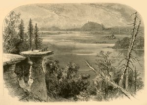 Stand Rock, sur la rivière Wisconsin, 1874