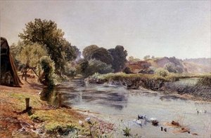 Un coin de vieille Angleterre à moitié endormi - Alfred William Hunt