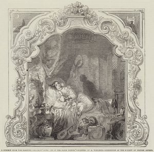 Un sujet du Palais Endormi, Approche du Prince Féerique, Exposition de la Société des Artistes Britanniques
