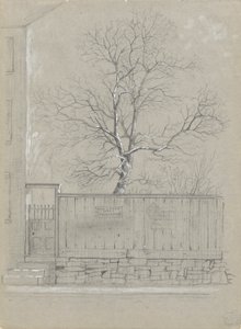 Panneau publicitaire et arbre - Alfred Wordsworth Thompson