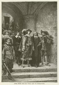 Cinq Mars et De Thou conduits à l