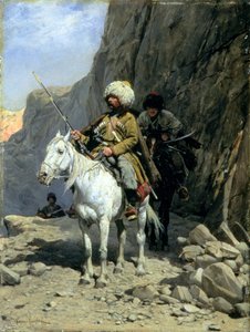 Patrouille des Circassiens, c.1885 - Alfred von Wierusz Kowalski