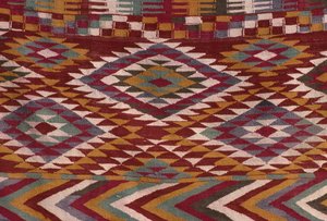 Tapis de la vallée du Mzab (détail) - Algerian School