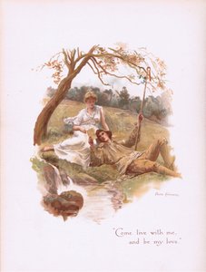 Viens vivre avec moi et sois mon amour, de Some Old Love Songs publié par Hildesheimer & Faulkner, 1892