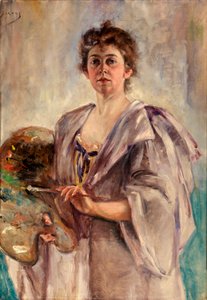 Autoportrait en robe de chambre - Alice Pike Barney