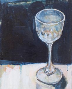 Verre à vin élégant