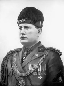 Benito Mussolini (photo n/b)